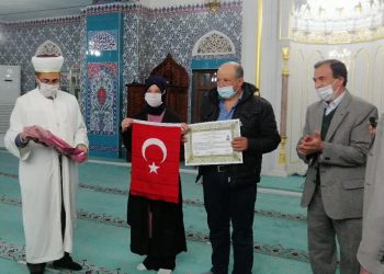 Ukraynalı gelin Müslüman olup ‘Sevde’ adını aldı